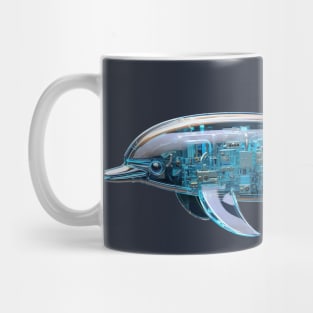 Sci Fi Dolphin Mug